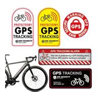 Pegatinas antirrobo para Bicicletas, Pegatinas Reflectantes de Seguimiento GPS | GPS Que Sigue el reflexivo del Tablero de Instrumentos, Etiqueta engomada amonestadora de la grabación de la le