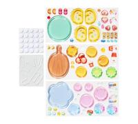 Pegatinas Apilables 3D Crystal DIY Craft Set Linda Mini Escena Decoración D