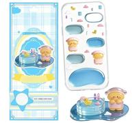 Pegatinas apilables | Pegatinas transparentes para decoración DIY | Pegatinas de 3D impermeables y apilables - Para fundas de teléfono móvil, escritorio, diarios, cuadernos de diario