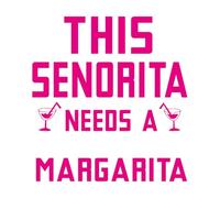 Pegatinas artísticas de vinilo Motivacional Esta señorita necesita una margarita 72x76.5cm Embellecimiento de paredes Rosa roja