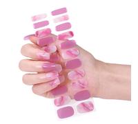 Pegatinas artísticas para uñas, estilo francés, tiras de gel, tiras de gel, tiras de esmalte curadas, calcomanías de decoración, envolturas de esmalte curadas