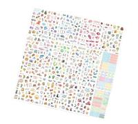 Pegatinas autoadhesivas brillantes para diario, planificador, scrapbooking, fabricación de tarjetas, botella de agua, cubierta de teléfono, decoración, álbum de recortes de Navidad