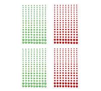 Pegatinas Autoadhesivas De Diamantes De Imitación De 4 Piezas, Diamantes De Imitación Creativos Para Uñas, Forma De Gota De Agua Intermitente, Adecuadas Para Maquillaje De Ojos Diy, Verde).