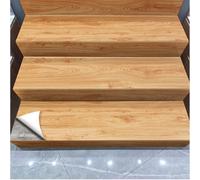 Pegatinas autoadhesivas de PVC para escaleras de madera, 30 x 900 cm, decoración de madera de imitación suave para escalones y elevadores, fácil de bricolaje, mejora del hogar, solución impermeable