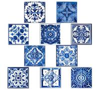Pegatinas Autoadhesivas Pvc para Azulejos Estilo Marroquí 10 Pcs