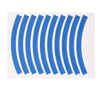 Pegatinas Bicicleta, Pegatinas Bici 20pcs adhesivo adhesivo cinta ciclismo advertencia advertencia bicicleta reflector cinta tira Uso apto para el coche bicicleta motocicleta scooter(Sky Blue)