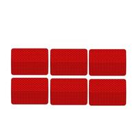 Pegatinas Bicicleta, Pegatinas Bici 60 pegatinas reflectantes for bicicleta, 30 x 80 mm, tira de advertencia for coche, motocicleta, seguridad nocturna, reflector for llanta de bicicleta.(Red 60pcs)