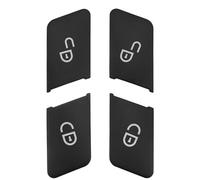 Pegatinas Botón Coche Compatible Con Benz C W204 2007 2008 2009 2010 2011 2012 2013 2014 Botón De Desbloqueo Cerradura Puerta Coche Interruptor De Lentejuelas Cubierta Embellecedora Pegatinas(Black)