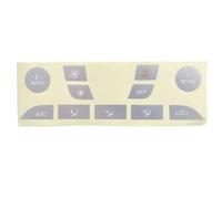 Pegatinas botones coche Compatible Con Ford Para Focus Para MK1 Para MK2 1999-2010 1 Juego Pegatinas Reparación Para Botones Perilla Aire Acondicionado Panel Tablero Accesorios