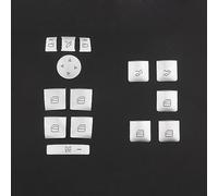 Pegatinas Botones Compatible Con Benz Para CLA GLA ML GL GLE GLS A B C E Clase W204 W212 Decoración De Coche Ventana Elevador Cristal Botón Embellecedor Pegatinas Lentejuelas(B)