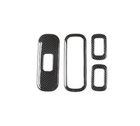 Pegatinas Botones Compatible con Benz para G clase para W463 G350 G400 G500 G55 G63 G65 G800 2019-2020 4 unids/set ABS, cubierta de marco de botón de elevación de ventana de coche(color1)