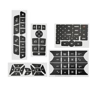Pegatinas Botones Compatible Con Benz Para W176 Para W246 Para X204 Pegatinas Interiores Coche Panel Reparación Calcomanías Botón AC Decoración Mejorada(Size2)