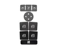 Pegatinas Botones Compatible Con Benz Para W463 2012 2013 2014 2015 2016 2017 Reposabrazos Puerta Coche Interruptor Elevación Ventana Pegatina Adhesiva Reparación Botón