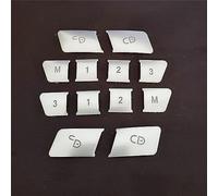 Pegatinas Botones Compatible Con Mercedes Para Benz Para A B C Para W204 E W212 Para GLA CLA GLK GLE Class, Pegatina Cubierta Embellecedora Botón Elevación Cristal Para Ventana Coche(color1)