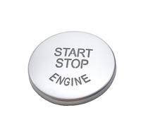Pegatinas Botones Compatible con para E87 E60 E83 E84 E89 E90 E91 E92 E93 cubierta del botón de arranque del motor del coche interruptor de parada pegatina decoración del coche