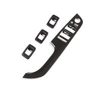 Pegatinas Botones Compatible Con Para E90 E92 2005 2006 2007 2008 2009 2010 2011 2012 Cubierta De Marco Botón Elevación Cristal Para Ventana Coche Pegatina Embellecedora Para Decoración Coche(2)