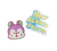 Pegatinas BT21 Mang impermeables - 2 Stickers vinilo : Optimas pegatinas para móvil, maletas, ordenador, tablet, etiqueta para botellas…