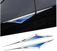 Pegatinas Coche para Renault Megane 2 3 4 Twingo Clio Talisman Captur Kwid Scenic 2, Decoración Lateral 3D Sport para Estética de Carrocería y Protección de Pintura,Blue