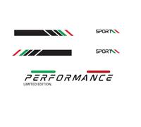 Pegatinas Coche Tuning - Pack 5 Vinilos para Coche (Italia)