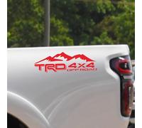 Pegatinas Coche Tuning para Ford Fiesta Focus 2 mk3 Mondeo mk4 Mustang Ranger Kuga, Calcomanías Vinilo Modificado, Etiqueta engomada Lateral del Cuerpo del Coche,Red-1A