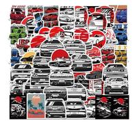 Pegatinas coches japoneses tuning autocollants adhesivos calcomanias stickers vinilos decorativos estilo jdm drift carreras para portatil casco moto patinete botella diario manualidades regalo joven