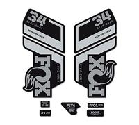 Pegatinas compatibles con horquilla bici Fox Float 34 SC Performance 2022 (Gris)