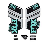 Pegatinas compatibles con horquilla bici Fox Float 34 SC Performance 2022 (Menta)