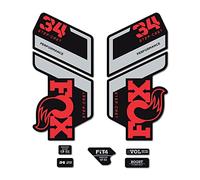 Pegatinas compatibles con horquilla bici Fox Float 34 SC Performance 2022 (Rojo)
