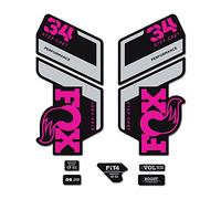 Pegatinas compatibles con horquilla bici Fox Float 34 SC Performance 2022 (Rosa)