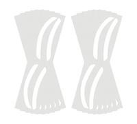 Pegatinas con de ceja con aerógrafo, guía de mapeo de cejas Papel,Plantilla de mapeo de cejas de aerógrafo - 10 pares de adhesivo de tintura de cejas, práctica de maquillaje de sello de tintado para p