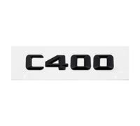 Pegatinas con Emblema for la Parte Trasera del Maletero del Coche, C240, C250, C260, C280, C300, C320, C350, C400 y C500(C400-Black)