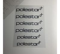 Pegatinas con Emblema para Volvo Polestar, Calcomanías con el Logotipo Emblema Insignia Adhesivo Pegatina,Bla-CK