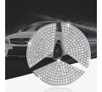Pegatinas con Logotipo para el Volante, Bling Volante Logo Cubierta, Emblema Decorativo para Volante, Calcomanías con Logotipo de Coche, Butyeak