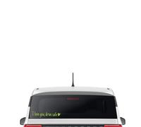 Pegatinas con texto en inglés "I Love You Drive Safe, vinilo resistente al agua, para espejo retrovisor, calcomanías con texto en alemán "Ich liebe Dich, Du Fahre Safe Letters Design Labels Emblem für