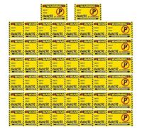 Pegatinas con texto en inglés "Parked Like An Idiot", 50 tarjetas de visita, multas de aparcamiento, bromas, infracciones por varias razones