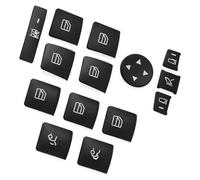 Pegatinas Controles Salpicadero Compatible Con Benz Para CLA180 2015-2017 Para GLE350 2016-2018 Interruptor De Ventana Botón Control Cubierta Calcomanías Accesorios Para Automóviles