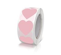 Pegatinas Corazón Rosa Autoadhesivas Forma De Corazón Etiquetas Rollo 25mm Pequeño Color Codificación Corazón Pegatinas Amor Para Bodas Scrapbooking Regalos Decoración 500 Piezas