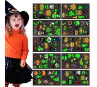 Pegatinas corporales de Halloween para pegatinas luminosas, pegatinas de Halloween para Halloween | 10 pegatinas de Halloween lindas pegatinas de Halloween