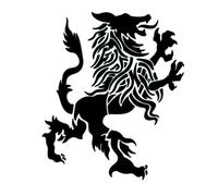 Pegatinas Cuerpo Etiqueta Engomada Temporal De Los Tatuajes De La Autoridad Y Del Poder Del Símbolo Del León Impermeable Y Duradero