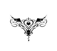 Pegatinas Cuerpo Etiqueta Engomada Temporal De Los Tatuajes De La Esposa Caliente Impermeable Y Duradera