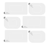 Pegatinas Dash-Cam del parabrisas - 6 piezas, pegatinas electrostáticas | Película electrostática del parabrisas transparente, protección para el montaje de la pantalla de proyección del teléfono dash