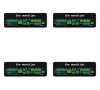 Pegatinas de 150 mm, 4 unidades, GitHub Contribution Graph "the Mondrian" para la pared de Dev Office