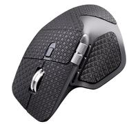 Pegatinas de Agarre Hechas a Mano para Logitech MX Master 4 Ratón para Textura a Prueba de Sudor y Antideslizante Cinta de Ratón Protector de Piel para Patines (Full-Cover Black Cross Pattern)