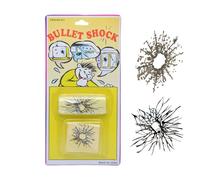 Pegatinas De Agujero De Bola De Vidrio - Accesorios De Decoración De Ventana Automotriz, Calcomanías De Relleno De Pantalla Rota, Etiqueta Falsa De Tiro De Pelota, Etiqueta Engomada De Falsas Pelotas