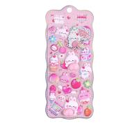 Pegatinas De Animales 3D Para Niños Manualidades - Lindas Pegatinas En Relieve De PVC Espuma | Pegatina Decorativas Autoadhesivas Para Scrapbooking, Cuadernos, Diarios Proyectos DIY