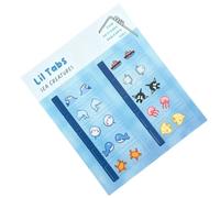 Pegatinas de animales marinos, bonitas calcomanías autoadhesivas para cuaderno, calcomanías decorativas para páginas de diario, horarios, libros de texto, planificadores, guías de estudio, álbumes de