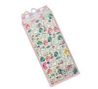 Pegatinas de animales, mini dibujos animados, pequeñas calcomanías elevadas para cuaderno, para tazas de agua, guitarras de pared, maletas, equipaje, cuaderno, sobre, gafas, tableta, planificador