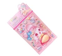 Pegatinas de animales para dibujos animados de dibujos animados - Pegatinas de diseño de barriga suave para botella de agua - para, álbumes de recortes, aulas, premios,