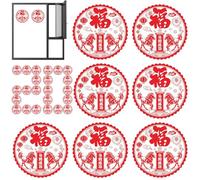 Pegatinas de Año Nuevo Chino - 20 hojas de decoraciones festivas estáticas, pegatinas para año del caballo 2026, para casa, entrada, favores, , celebraciones, boda, ventana, pared y puerta