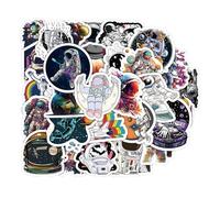 Pegatinas de astronauta de la NASA, resistentes al agua, para decoración del espacio, pegatinas de vinilo galaxia, diseños de bricolaje para exploradores espaciales, aptas para coche, ordenador